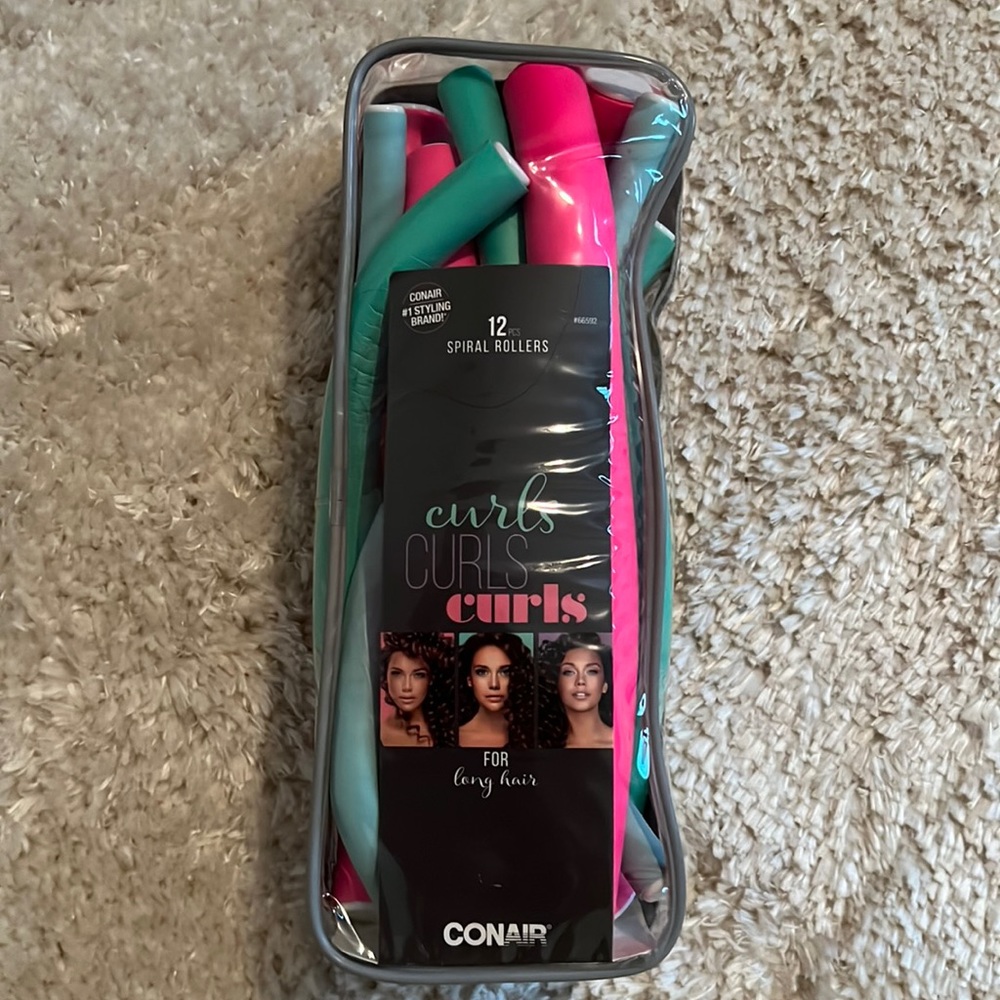 ▪️Conair Spiral Curlers for long hair